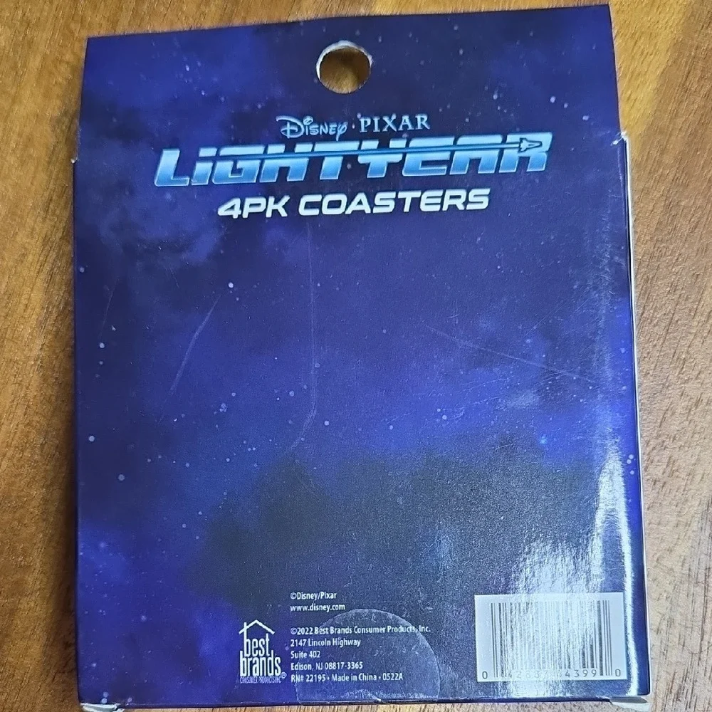 Disney Pixar Buzz Lightyear Coasters - 4‎ Pack
